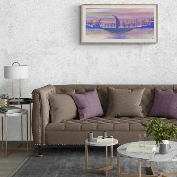 Magical Dusk | romantic | Modern Wall Art Decor | Minimalist Digital Print - Picture 2 of 3